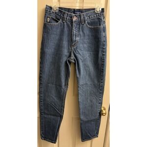 Vtg Guess USA Blue Denim Jeans AST050‎ Tapered Y2K Size 28